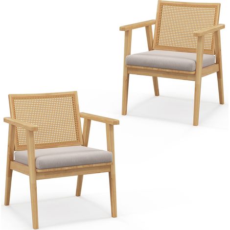 Modern Accent Chair Solid Wood Arm Chair Living Room Modern Leisure Chair (1/5)