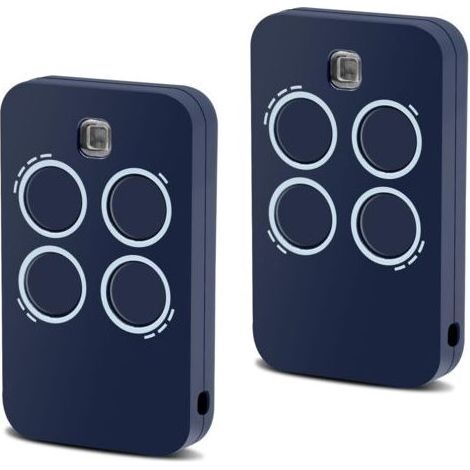 2 Pièces Télécommande Porte Émetteur Garage 433MHz,Télécommande Porte 4 Canaux Compatible avec XT4 433 RC Code 787456 (1/5)