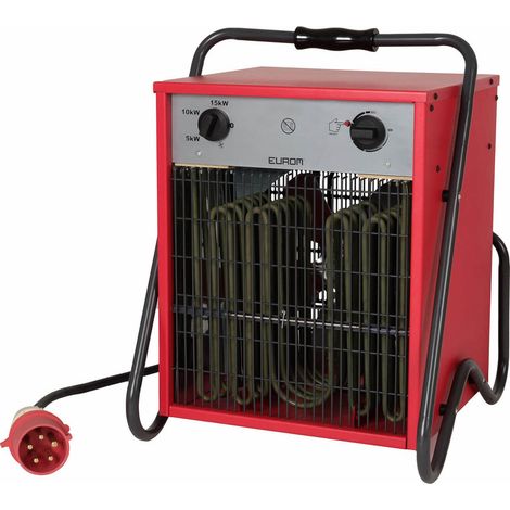 EUROM Elektroheizer 570 m³/h 0/5000/10000/15000 W 32 A EUROM (1/5)