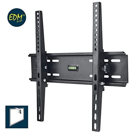 TV-Ständer 22–55 Zoll, 40 kg mit Wasserwaage inklusive EDM – Schwarz