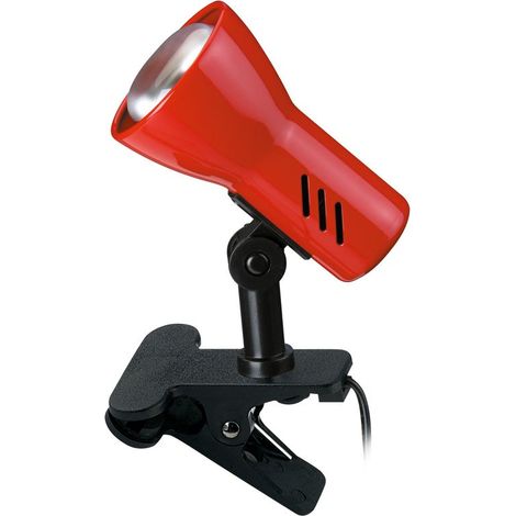 Lampe de serrage Lampe de serrage Lampe pour chambre d'enfant orientable 1xE14 40W rouge Briloner
