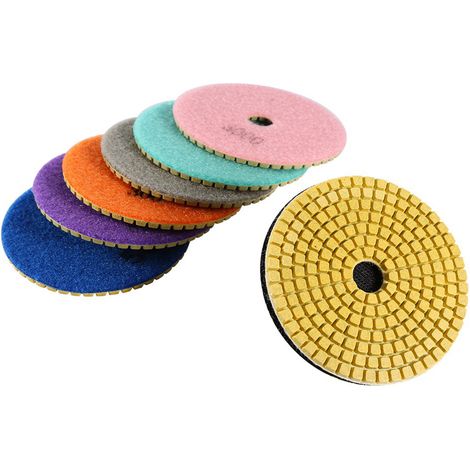 Tampon de polissage, kit de tampons de polissage et de coupe Mousse unique pour voiture  pour polisseuse à tampon Compoundage Cirage (1/5)