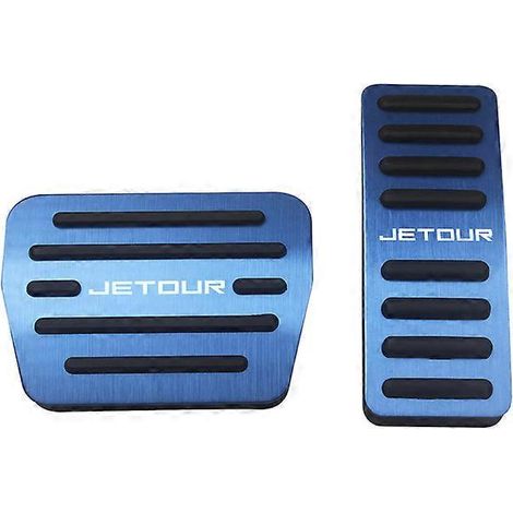 Couvre-pédales pour Jetour X70 X95 X90 Plus Coupé 2018-2021 2022 2023 : accessoires pour pédales d'accélérateur, de carburant et de frein (1/5)
