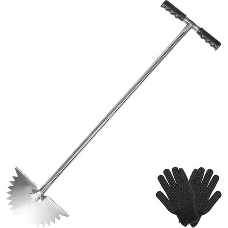 Outil d'entretien de Jardin Bordureuse pour Pelouses en Acier Inoxydable Tête Coupe Bordure Demi-Lune, Facile à Utiliser pour Aménagement Paysager et Plates-Bandes (1/5)