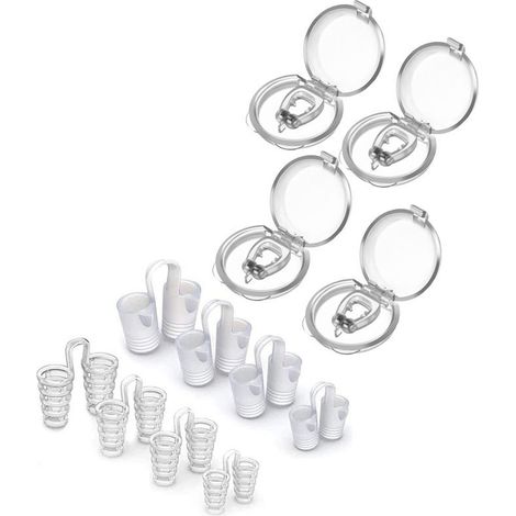 Mini pince-nez magnétique en silicone, solution anti-ronflement pour dormir la nuit (1/5)