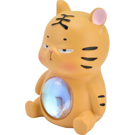 Lampe déco Tigre Orange Forme Animale Mignonne, Veilleuse Étoile Sûre Durable Écologique, Lumière de Nuit Enfant (1/5)