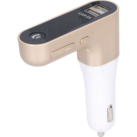Bluetooth-FM-Transmitter, Freisprechfunktion, kabelloser Bluetooth-Adapter mit automatischer Abschalt- und Speicherfunktion für das Auto (1/5)