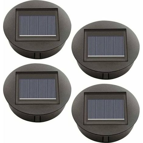 Lot de 4 Ampoules LED Solaires de Rechange pour Lanterne de Jardin Suspendue Extérieure (1/4)