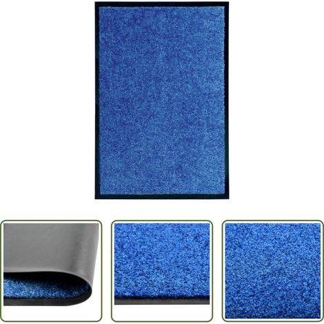 Waschbar -  Fußmatte Waschbar Blau 40x60 cm (1/5)
