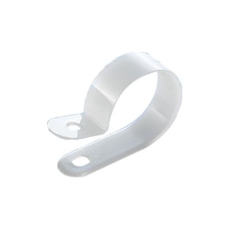 Clip en P, Nylon 66 Naturel, Diamètre intérieur 15.8mm ( Prix pour Sachet de 100 )