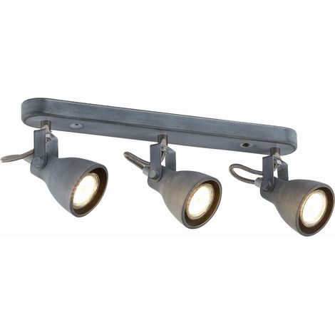 Plafoniera spot Candellux ASH 93-64301 grigia 3xGU10