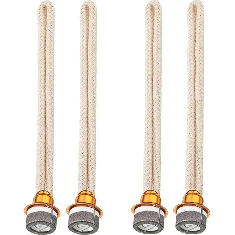 Stoppino per lampada a olio, stoppino catalitico per bruciatore a olio con controllo dell'aria, stoppino per diffusore di aromaterapia per la decorazione della casa (4 pezzi/oro) (1/5)