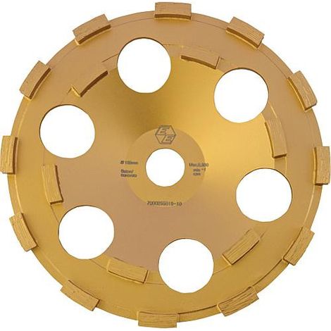 Plateau diamant d : 180mm pour béton, convient pour ponceuse EBS180F