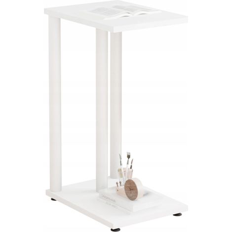 Mesita auxiliar doble, mesa auxiliar tipo loft para la sala de estar. (1/5)