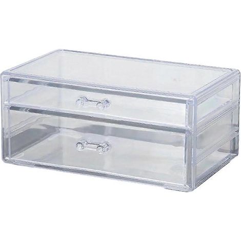 Organisateurs de tiroirs de maquillage en acrylique transparent pour ranger bijoux et accessoires de beauté (1/5)