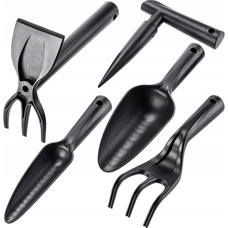 KADAX Gartenwerkzeug Set aus Kunststoff, 6 Stück