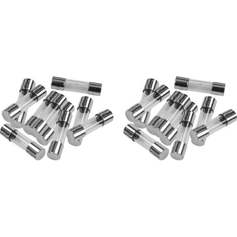 20 Pcs 250V 3A 3Amp Fusibles à retardement en verre 5Mm X 20Mm (1/5)