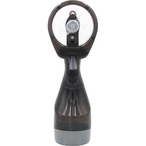 Ventilateur portable léger avec réservoir d'eau et diffusion continue de brume pour la plage, le pique-nique ou l'exercice en plein air (noir) (1/2)
