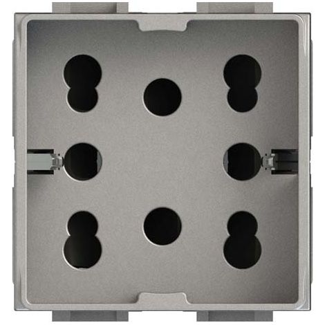 4 box presa polivalente 2p+t side compatibile bticino livinglight tech - 4b.nt.h21 (1/2)