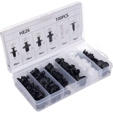 Sujetadores y clips para tapicería, 100 unidades, KD10498 (1/5)