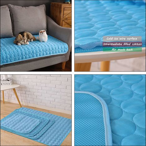 Tapis rafraîchissant pour chiens, chats et chiots, non toxique, pour soulager la chaleur estivale. (1/5)