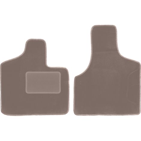 Tapis avant beiges pour : Dodge Caravan / Grand Caravan III 7 places (2001-2007)