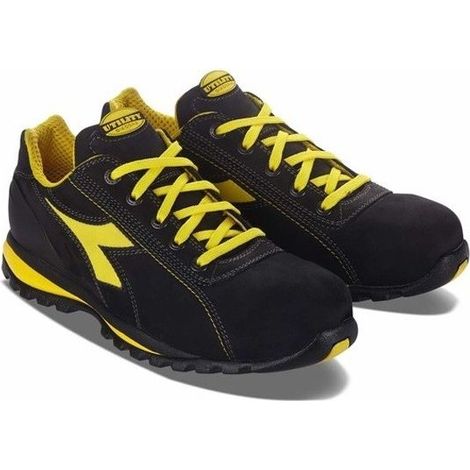 Utility Diadora Glove Low S3 Hro Sra, Scarpe da ginnastica Unisex - Adulto, Nero, 39 EU