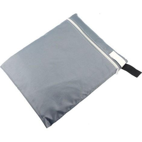 Housse de parapluie grise - Coupe-vent et anti-neige 265 cm - Résistante aux intempéries - Anti-UV (1/5)