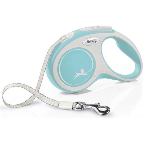 Laisse New Comfort S Tape 5 m light blue Flexi CF10T5-251-HBL-20 (1/5)