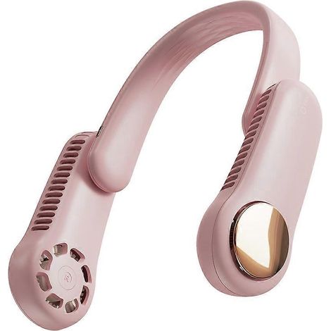 Ventilateur portable mains libres USB, petit ventilateur silencieux, rotation à 350° (1/4)