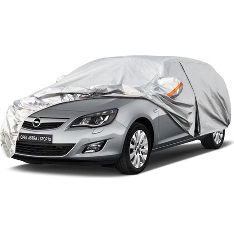 Autoplane wasserdicht atmungsaktiv für Opel Astra L/K/J Sports Tourer (2004-2025) Silber (1/5)