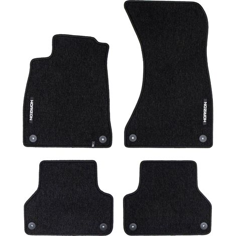 Tapis de Sol de Voiture pour Audi A5 Sportback F5 2016-2024 Velours Noir 4Pcs (1/5)