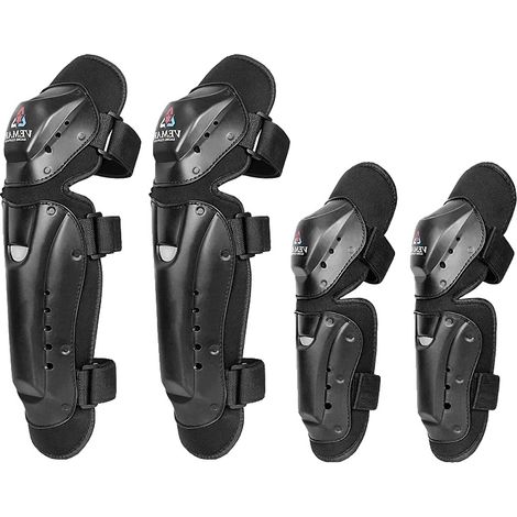 Equipo de protección, absorción de impactos, diseño ergonómico, negro. (1/2)
