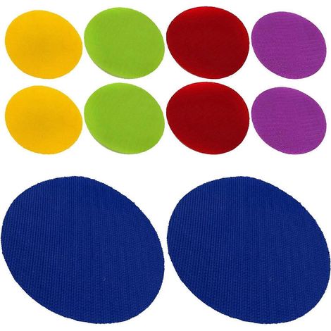 Ensemble de 30 autocollants ronds colorés pour tapis, compatibles avec les jeux et formations en classe (1/5)