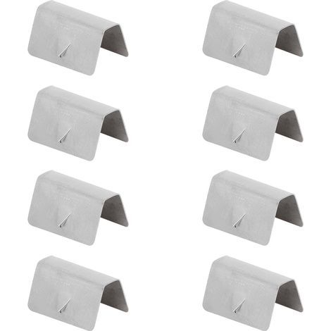 Clips de retenue de fixation en acier inoxydable, 8 pièces, canal de déflecteur de pluie et de vent pour voiture, adaptés à HEKO G3 (1/5)
