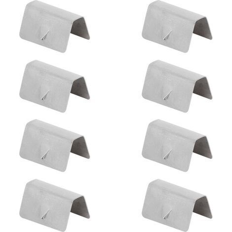 Clips de retenue de fixation en acier inoxydable, 8 pièces, canal de déflecteur de pluie et de vent pour voiture, adaptés à HEKO G3 (1/5)