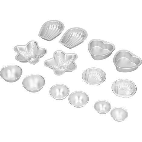 Moules à boules de sel de bain en alliage d'aluminium à faire soi-même, légers, pour la maison, modèle de glaçons, ensemble de moules à gâteaux et pâtisserie n° 22 (1/5)