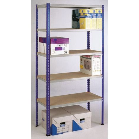 Système d'étagères en Acier, 900mm x 600mm x 1980mm, charge 238kg ( Prix pour 1 Kit )