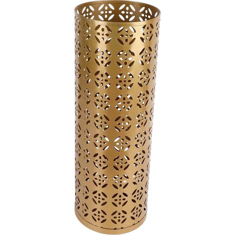 Soporte metálico para paraguas,Soporte para paraguas de entrada,Mantiene los suelos secos,Diseño hueco de acero inoxidable,43 x 16 x 16 cm