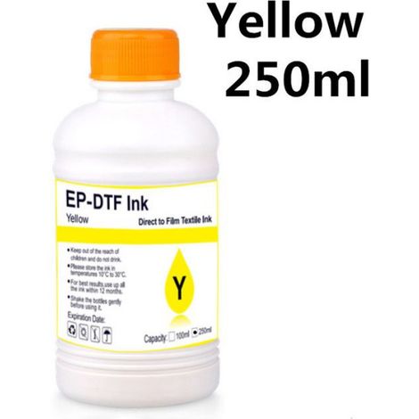 1 Kit encre DTF 250ML BK C M Y WH, séchage rapide, compatible Epson, pour film transfert et impression photo (1/5)