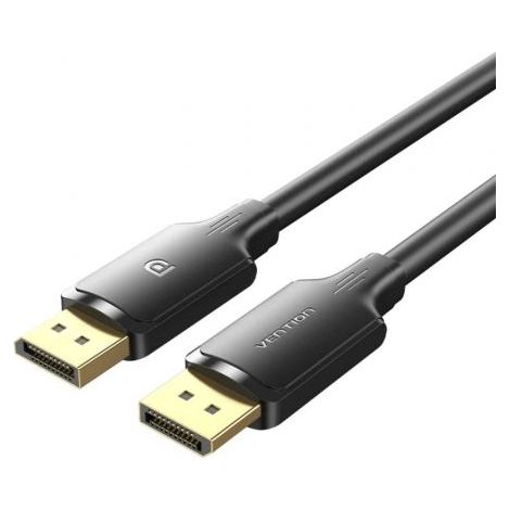 Cable DisplayPort 1.2 4K Vention HAKBL/ DisplayPort Macho - DisplayPort Macho/ 10m/ Negro