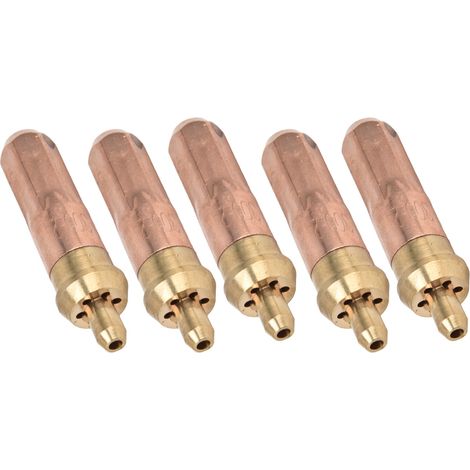 Lot de 5 embouts de chalumeau acétylène en forme d'anneau, consommables G01‑300 2 (1/5)