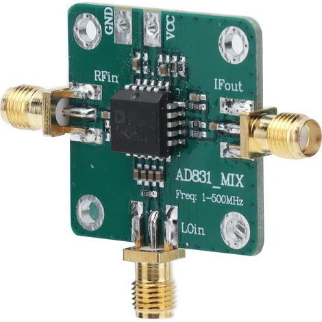 HF-Mischermodul, Hochfrequenz-Mischerplatine 0,1–500 MHz, elektronisches Bauteil AD831 (1/5)