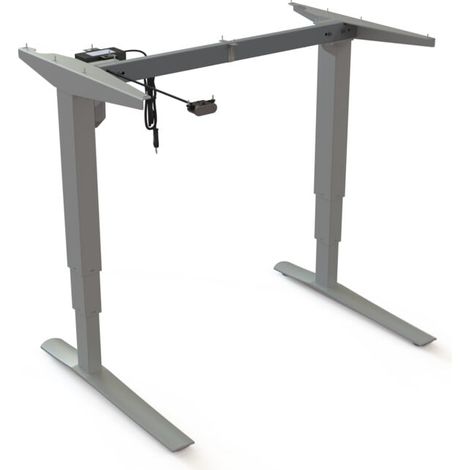 STIER Châssis électrique réglable en hauteur 501-43 argent pour plateau 100x80 cm (1/3)