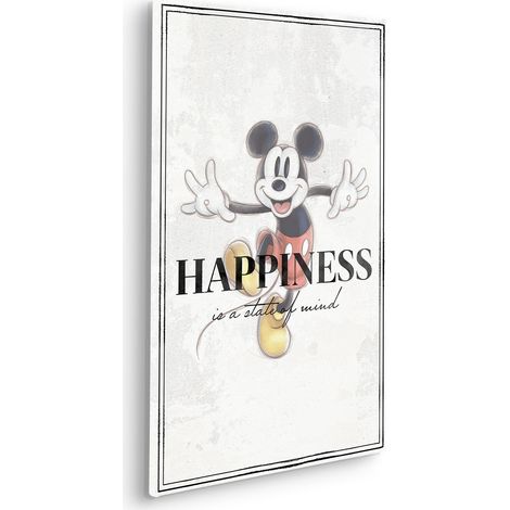 Komar Canvasbild Mickey Be Kind - 60 x 40 cm - Bild auf Keilrahmen - für Kinderzimmer (1/2)