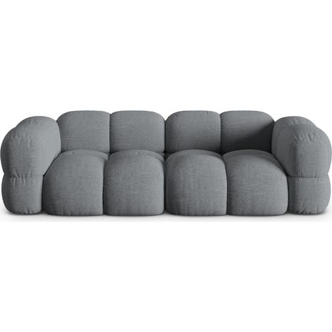 Canapé 4 places en tissu structurel gris (1/5)