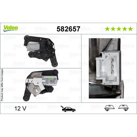 Moteur d'essuie-glace Valeo 582657 CITROËN 6405QL