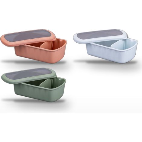 Lot de 3 lunch box 1L avec 3 ustensiles de cuisine Fackelmann Storage (1/5)
