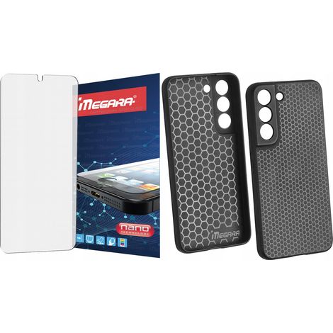 Vetro protettivo ibrido Megara + custodia per Samsung Galaxy S22 (1/5)