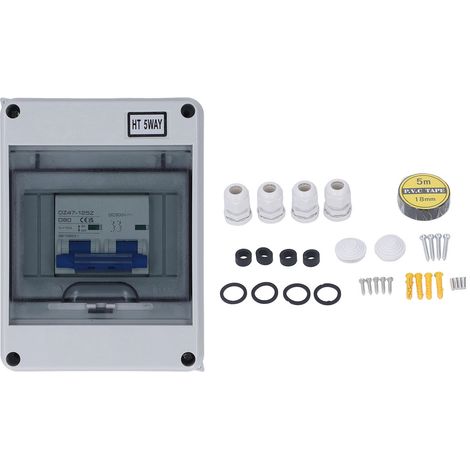 Disjoncteur MCB PV, boîtier de combinaison, interrupteur de déconnexion 500V DC avec Distribution étanche IP65